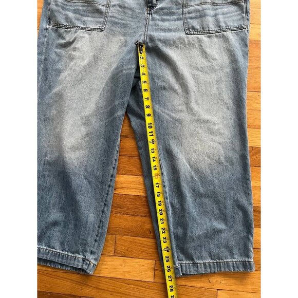 Torrid Classic Women's Light Blue Denim Overall 22 R A001471 - Picture 5 of 8